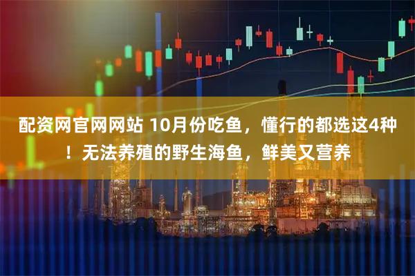 配资网官网网站 10月份吃鱼，懂行的都选这4种！无法养殖的野生海鱼，鲜美又营养